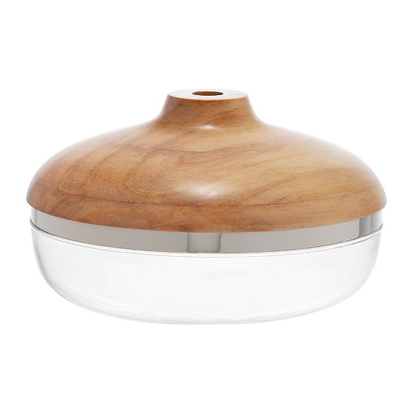 Vaso Decorativo Tampa Madeira G