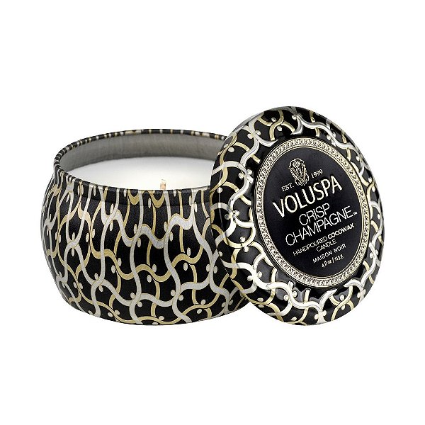 Mini Vela Voluspa Lata 25h Crisp Champagne