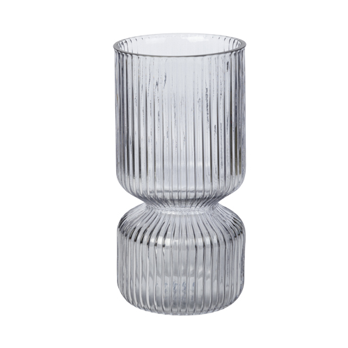 Vaso de Vidro Cinza Big Pols