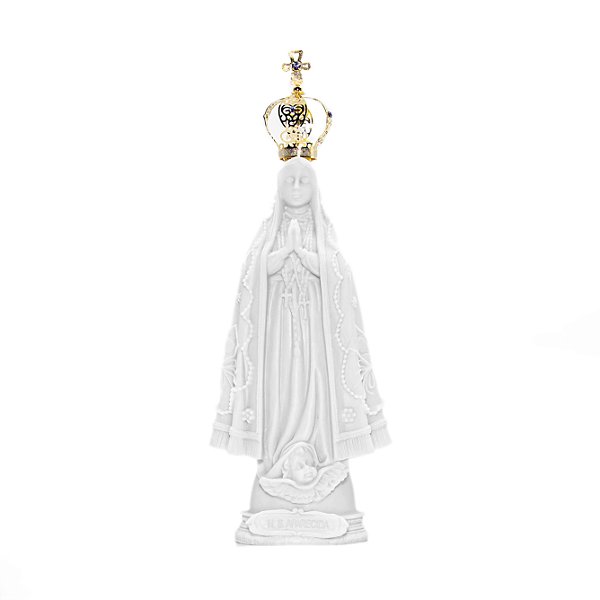 Nossa Senhora Aparecida com Coroa Dourada 20 cm