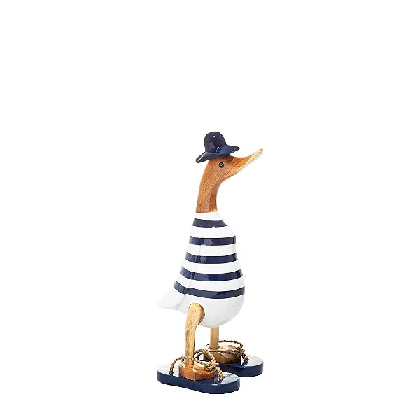 Escultura de Pato em Madeira Beach Boy M