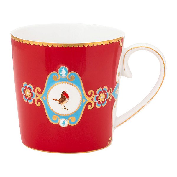 Set 2 Canecas Grandes Vermelho - Love Birds - Pip Studio