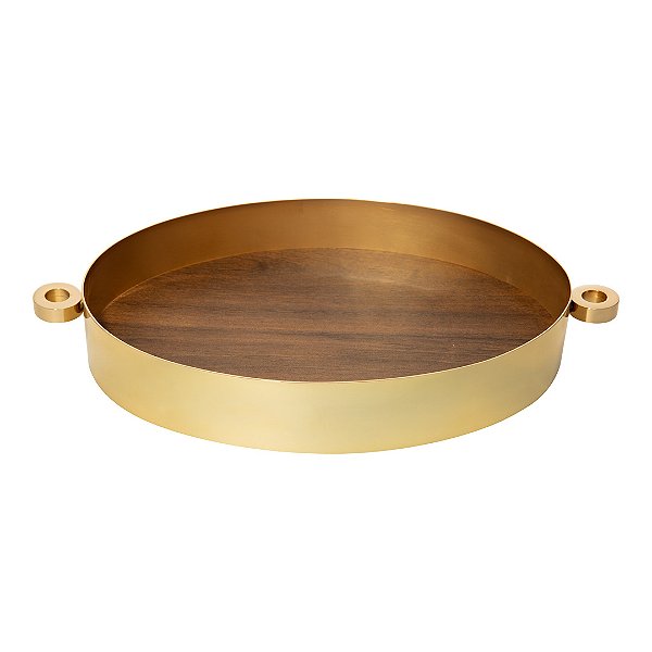 Bandeja Dots Pequena Ouro 24k - St. James