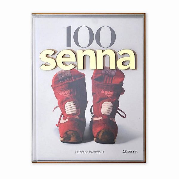 Capa em Acrílico para livro 100 Senna