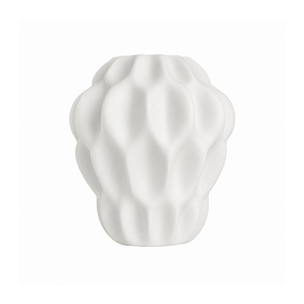 Vaso Plissan P Branco Fosco