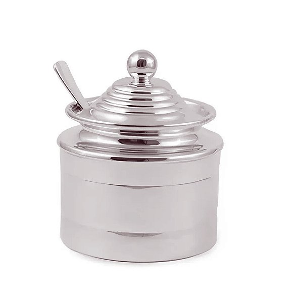 Açucareiro com Colher Prata - Shefield Plate