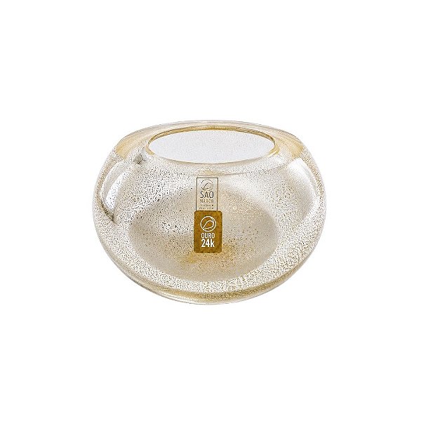 Cachepot Gold Cristal
