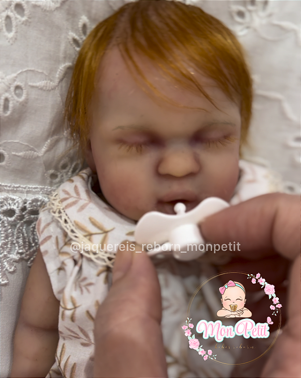 Bebê reborn de silicone sólido Melissa