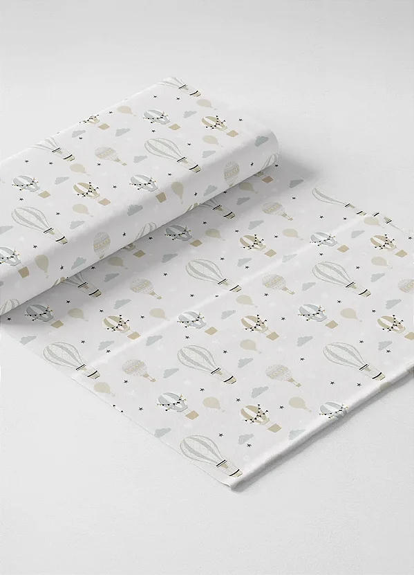 Tecido Microfibra Estampa Digital Balãozinho 1,55m de Largura