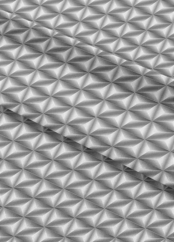 Tecido Microfibra Estampa Digital 3D Cinza 1,55m de Largura