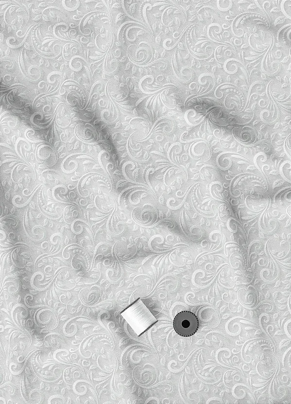 Tecido Microfibra Estampa Digital Arabesco 3D 1,55m de Largura