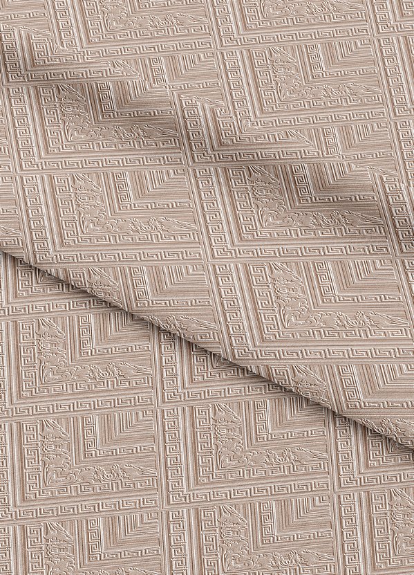 Tecido Microfibra Estampa Digital Bege 3D 1,55m de Largura