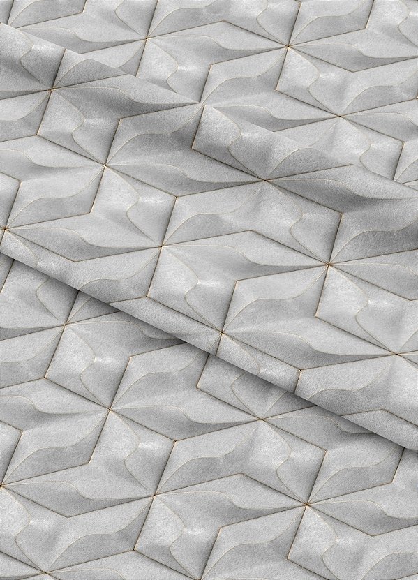 Tecido Microfibra Estampa Digital Calçada 3D 1,55m de Largura