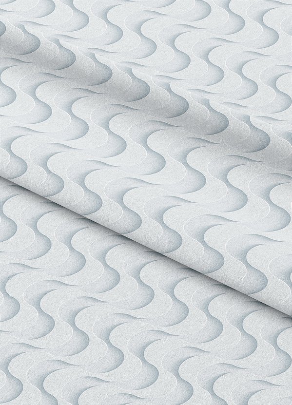 Tecido Microfibra Estampa Digital Ondas 3D 1,55m de Largura