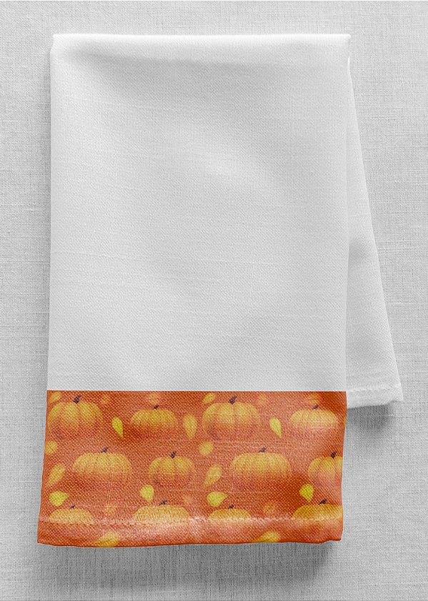 Tecido Microfibra Estampa Digital Abóboras 1,55m de Largura