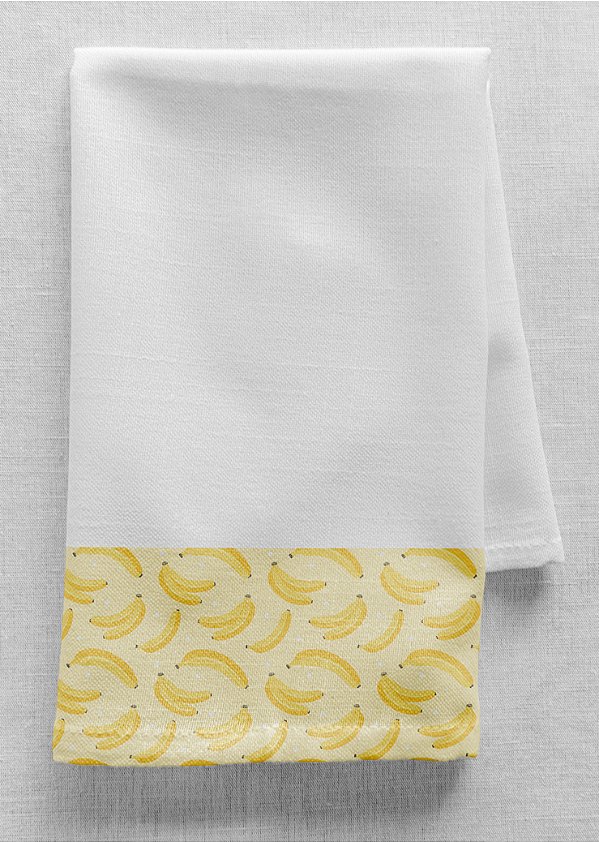 Tecido Microfibra Estampa Digital Bananas 1,55m de Largura