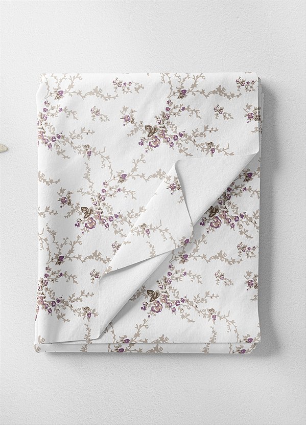 Tecido Tricoline PVT Floral 1,55m de Largura