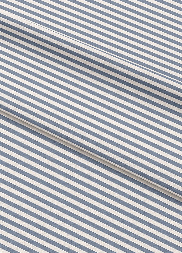 Tecido Tricoline Estampa Digital Listras Azuis 1,50m de Largura
