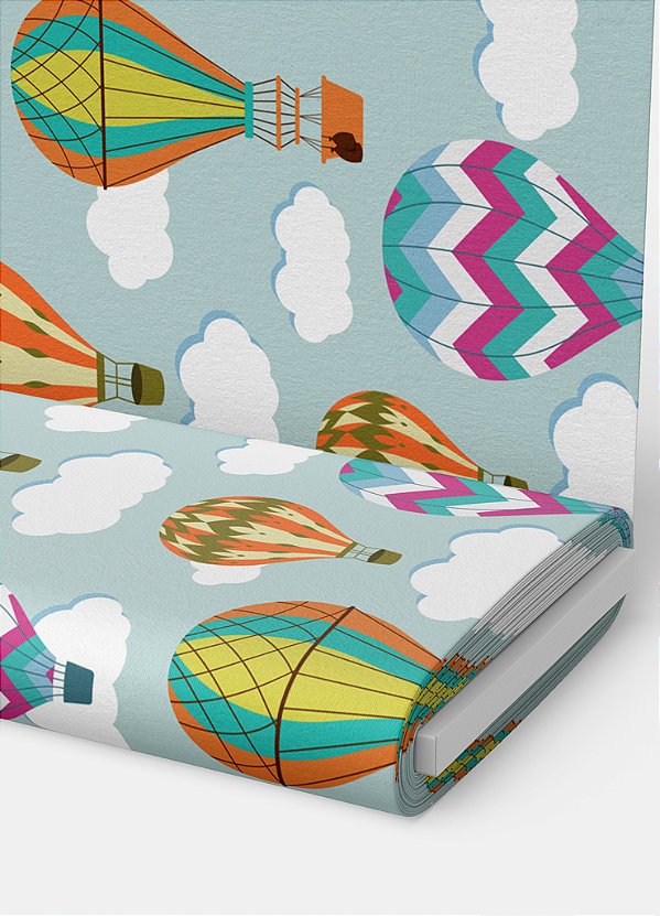 Tecido Oxford Estampa Digital Baloeiros 1,55m de Largura