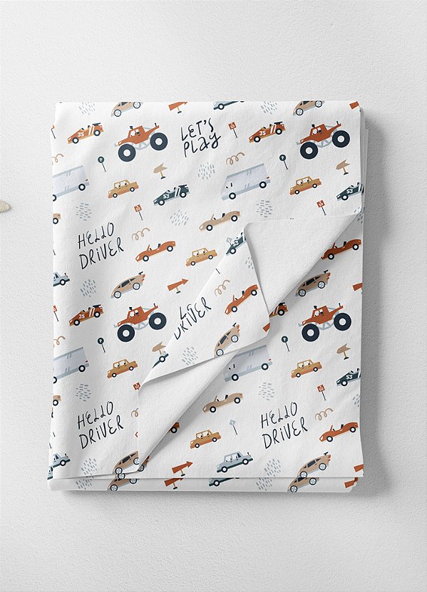 Tecido Oxford Estampa Digital Hello Driver 1,55m de Largura