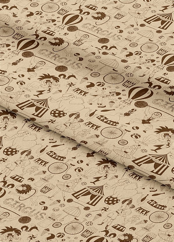 Tecido Oxford Estampa Digital Circus 1,55m de Largura