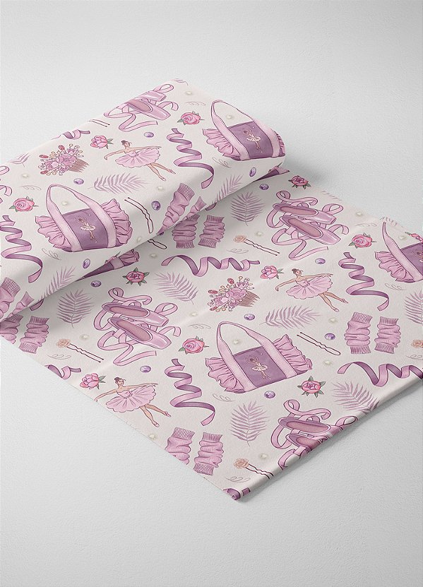 Tecido Oxford Estampa Digital Bela Bailarina 1,55m de Largura