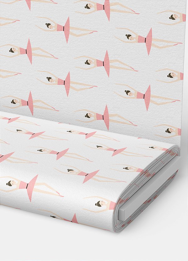 Tecido Oxford Estampa Digital Dançarina 1,55m de Largura