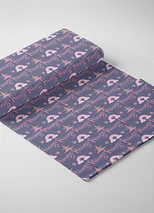 Tecido Oxford Estampa Digital Princess Ballet 1,55m de Largura