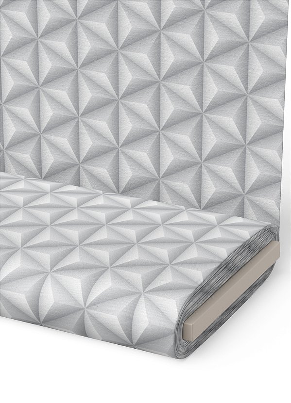 Tecido Oxford Estampa Digital Pirâmides 3D 1,55m de Largura