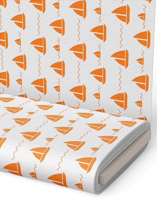 Tecido Oxford Estampa Digital Barquinho 1,55m de Largura