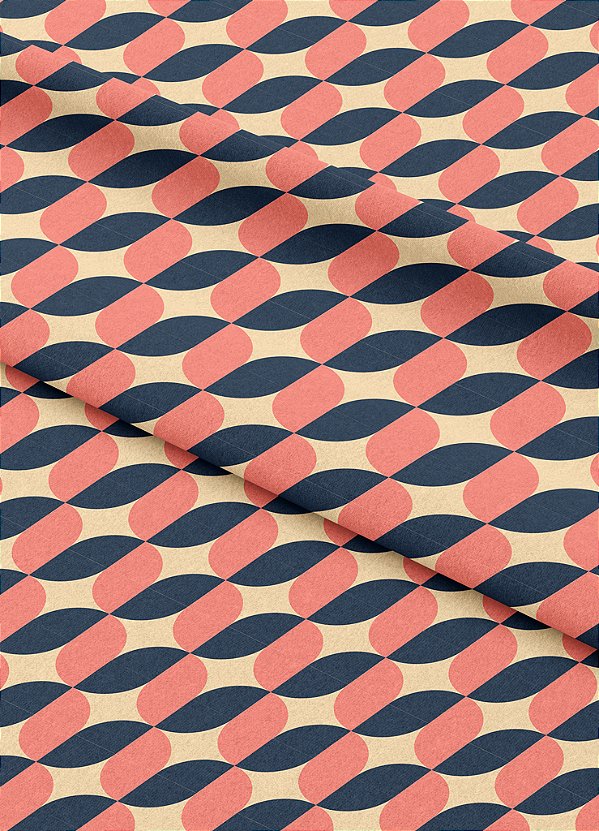 Tecido Oxford Estampa Digital Folhas Laranja e Preto 1,55m de Largura