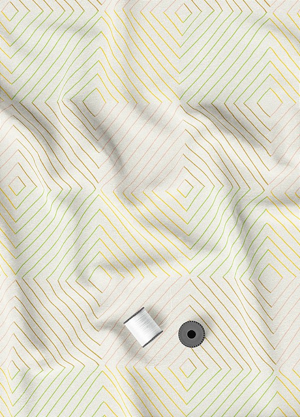 Tecido Oxford Estampa Digital Losango Multicor 1,55m de Largura