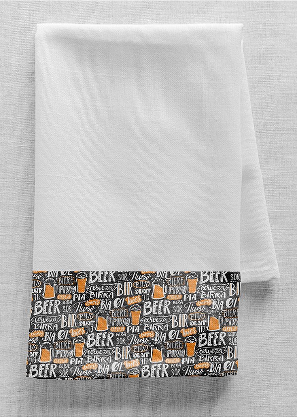 Tecido Oxford Estampa Digital Cerveja 1,55m de Largura