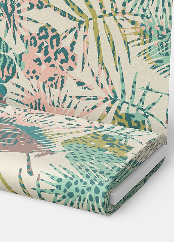 Tecido Oxford Estampa Digital Sombra de Folhas 1,55m de Largura