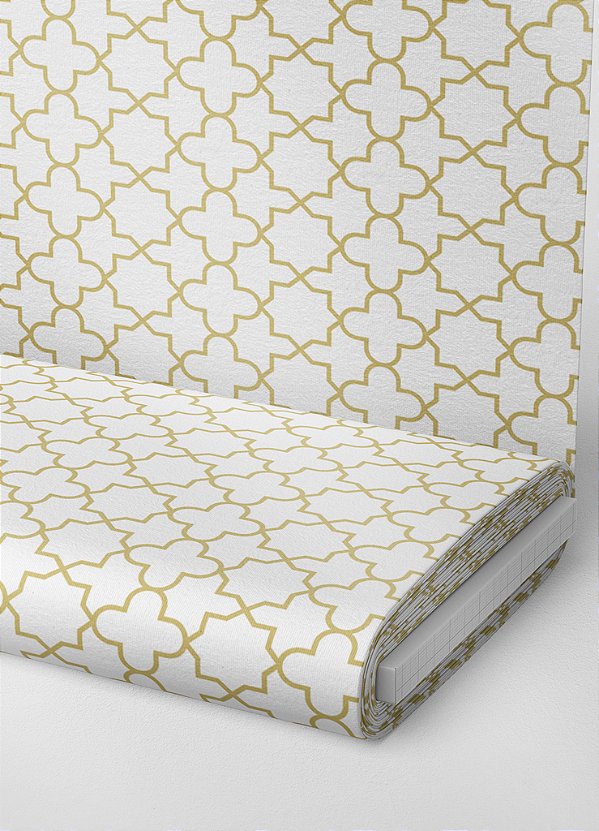 Tecido Helanca Estampa Digital Arabesco Indiano 1,55m de Largura