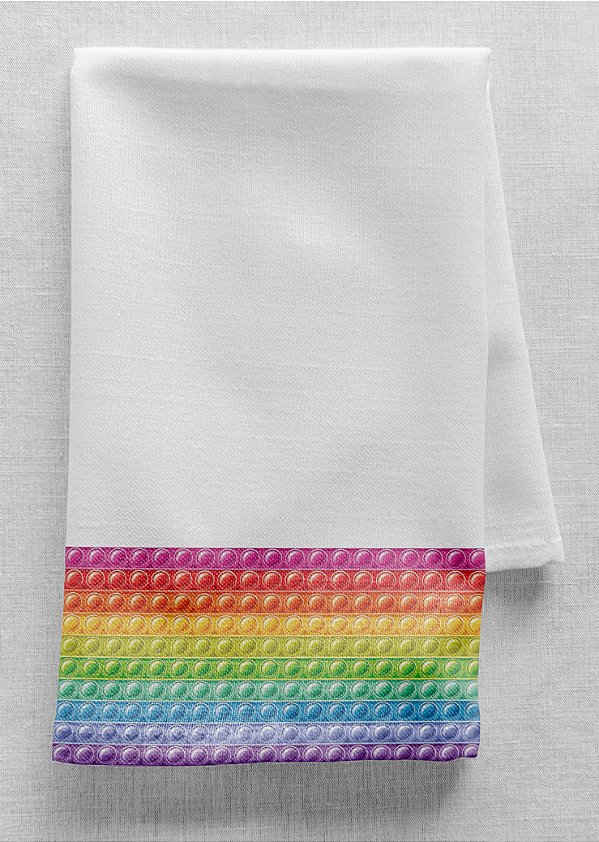 Tecido Helanca Estampa Digital Pop It Colorido 1,55m de Largura