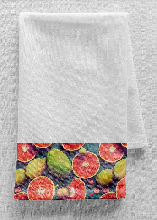 Tecido Helanca Estampa Digital Toranja 1,55m de Largura