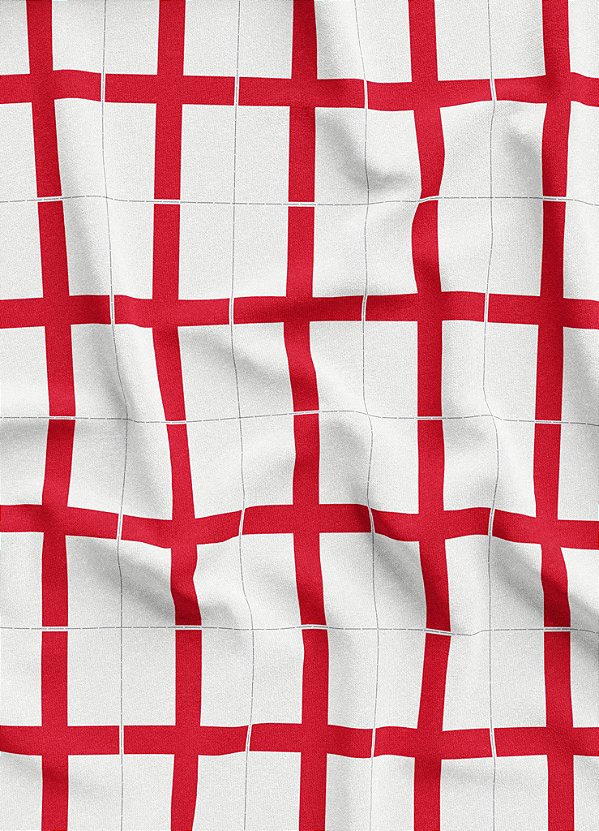 Tecido Veludo Suede Estampa Digital Bandeirinhas Inglaterra 1,40m de Largura