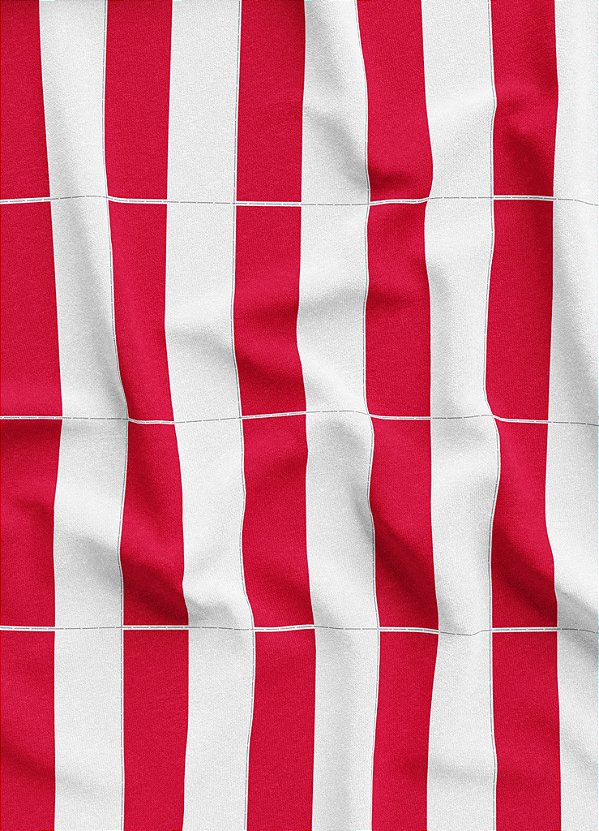 Tecido Veludo Suede Estampa Digital Bandeirinhas da Polônia 1,40m de Largura