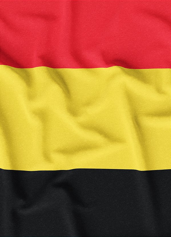 Tecido Tactel Estampa Digital Bandeira da Bélgica 1,55m de Largura