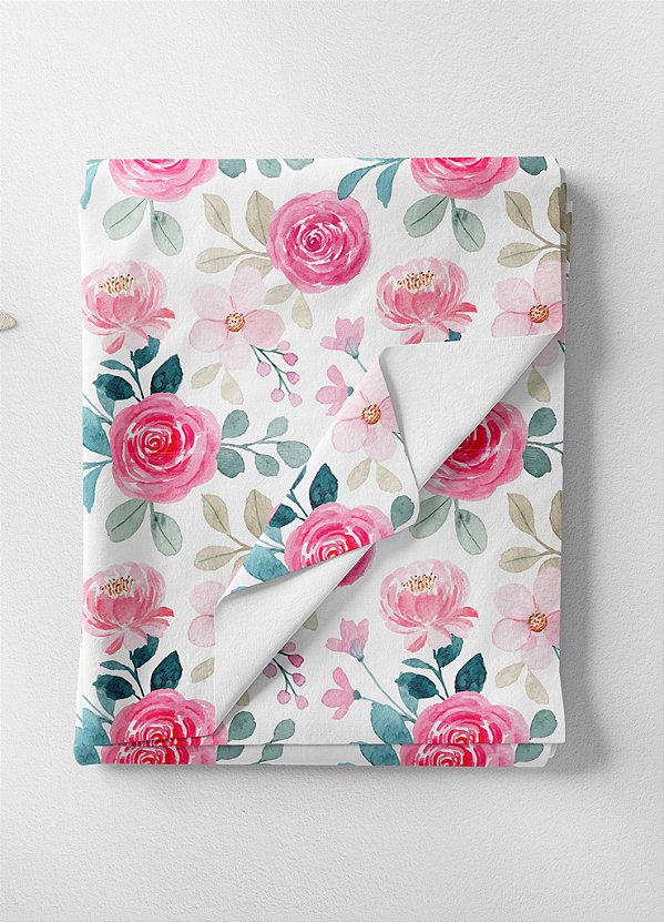 Tecido Microfibra Estampa Digital Floral 106 com 1,55m de Largura