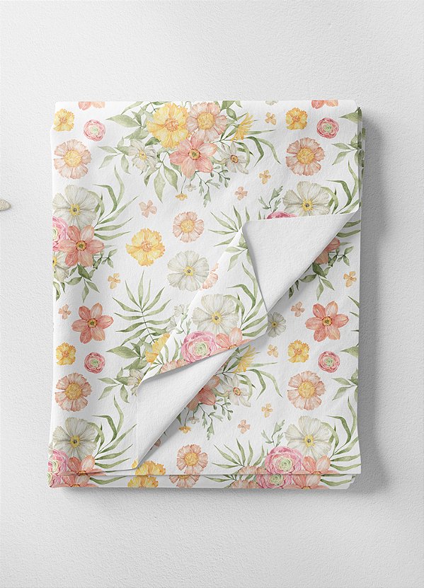 Tecido Microfibra Estampa Digital Floral 168 com 1,55m de Largura