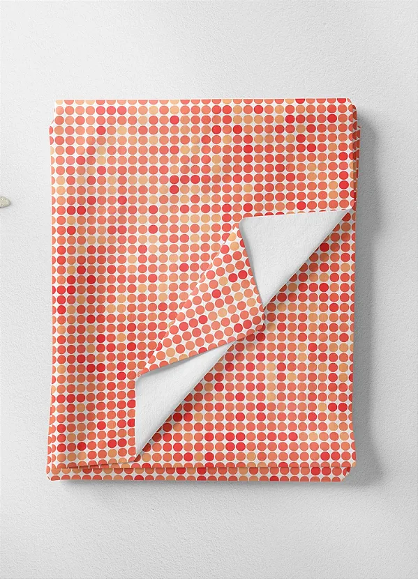 Tecido Microfibra Estampa Digital Bolinhas 1,55m de Largura