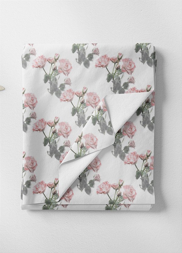Tecido Micropercal Estampa Digital Floral 194 com 1,55m de Largura