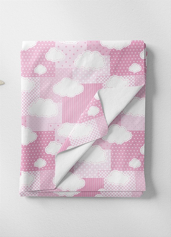 Tecido Oxford Estampa Digital Nuvem Patchwork 1,55m de Largura