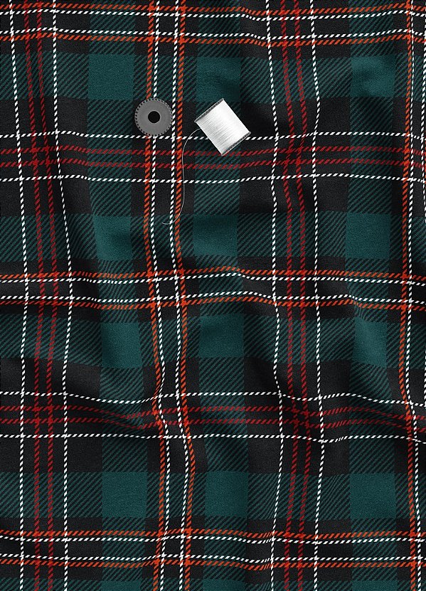 Tecido Oxford Estampa Digital Xadrez 62 com 1,55m de Largura
