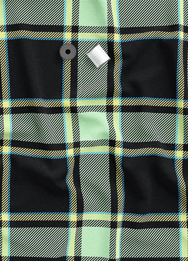 Tecido Oxford Estampa Digital Xadrez 65 com 1,55m de Largura