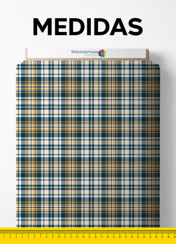 Tecido Velboa Estampa Digital Xadrez 38 com 1,55m de Largura