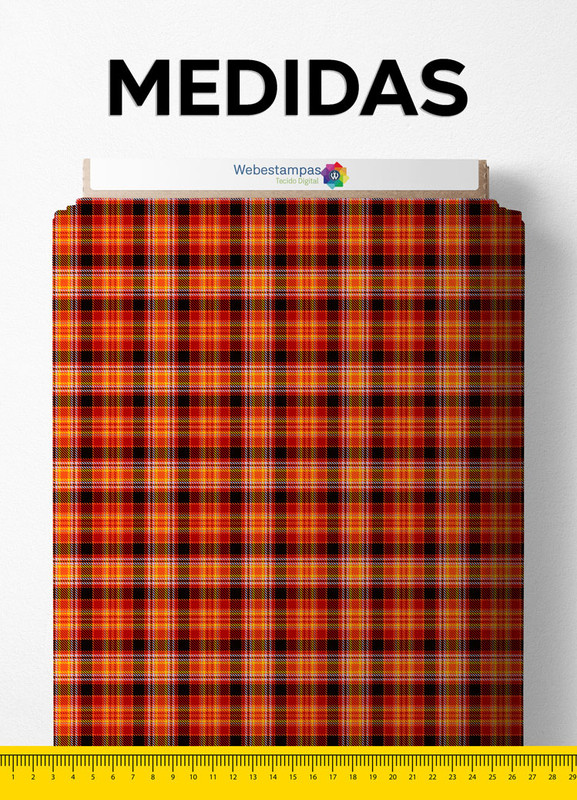 Tecido Veludo Suede Estampa Digital Xadrez 57 com 1,40m de Largura