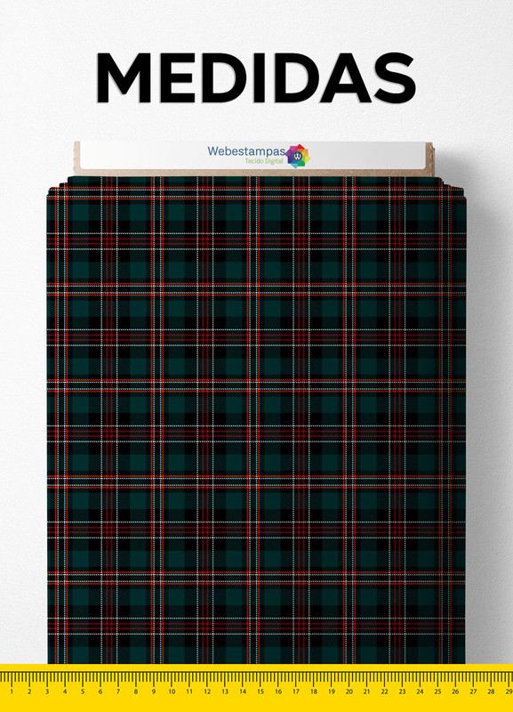 Tecido Veludo Suede Estampa Digital Xadrez 62 com 1,40m de Largura